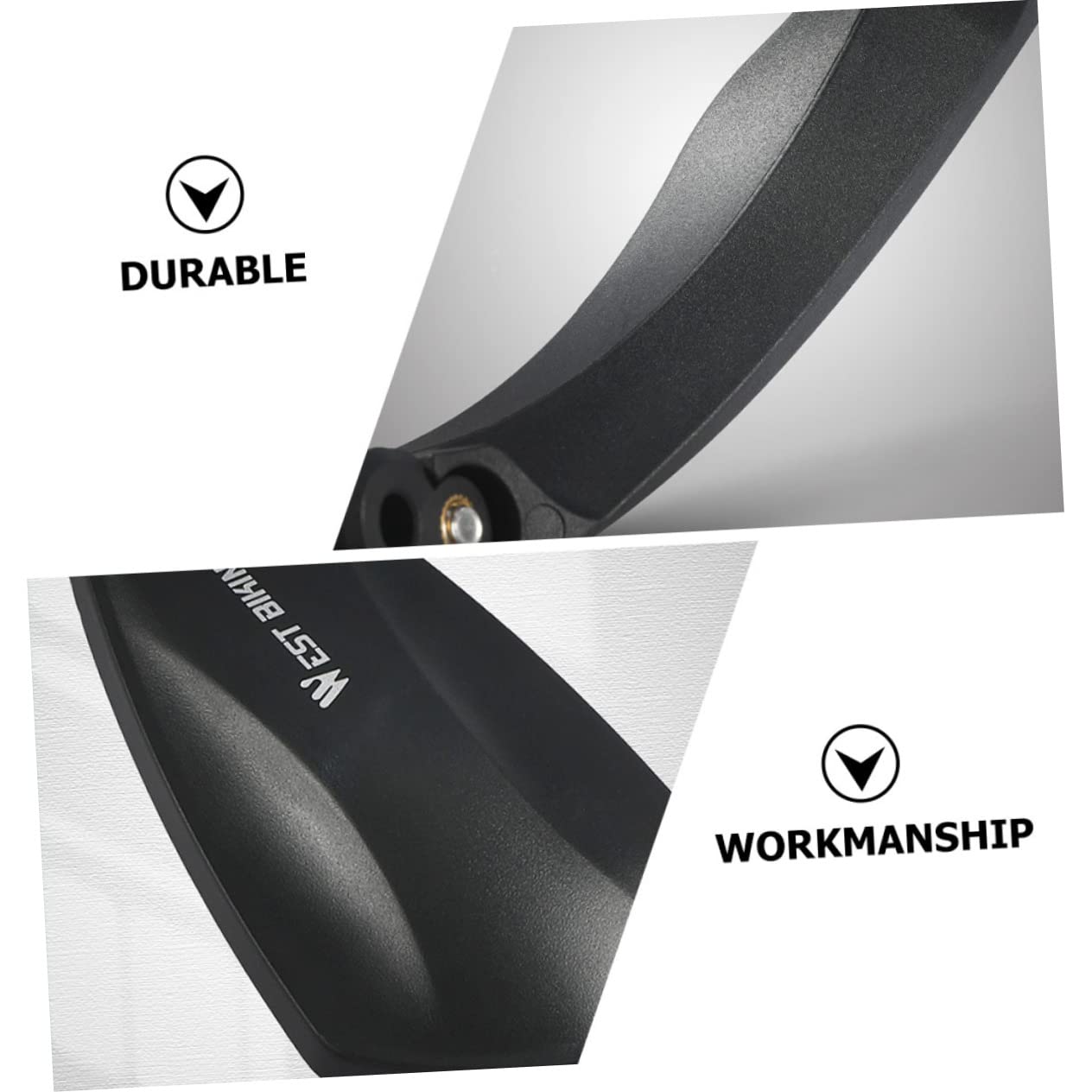 YARNOW 3pièces Rétroviseur De Vélo Rotatif à Degrés Miroir Arrière Pour Vélo De Et Route Accessoire Pratique Pour Visibilité Et Sécurité Droit