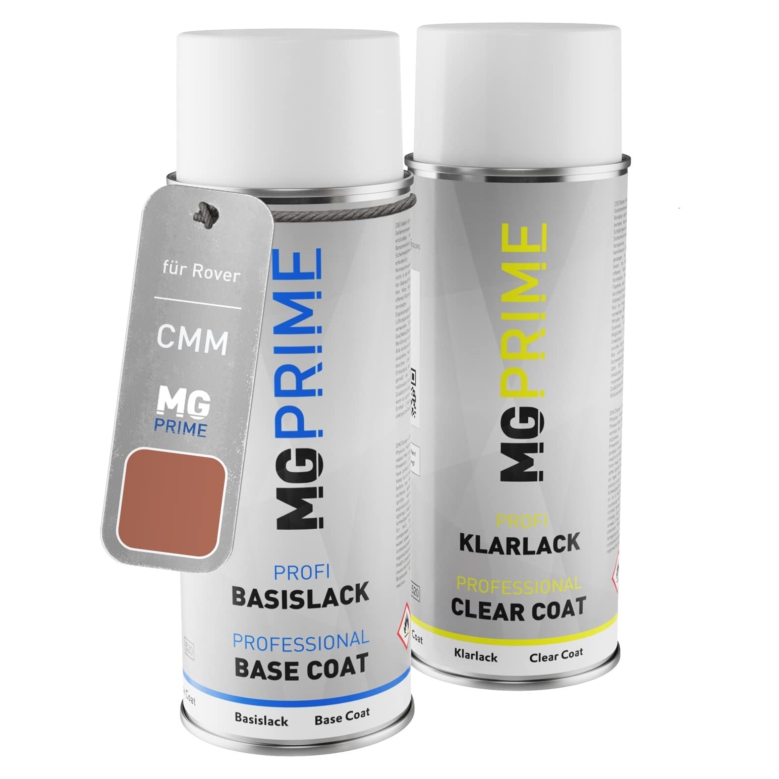MG PRIME Car paint Spray can set for Rover CMM / BLVC383 Rose Pink Metallic/Rose Metallic Base coat clear coat spray can 400ml
