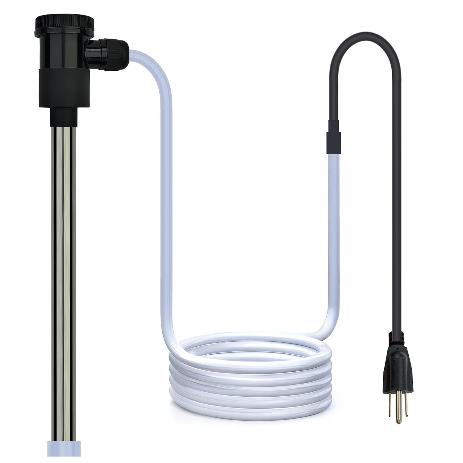 1800W Submersible Immersion Portable Electric Water Heater for Hot Tub & Pool, Bathtub, Spa, Baptismal Pool, Baptistry, Inground Pool, Swimming Pool with Auto Shut Off & WiFi Timer