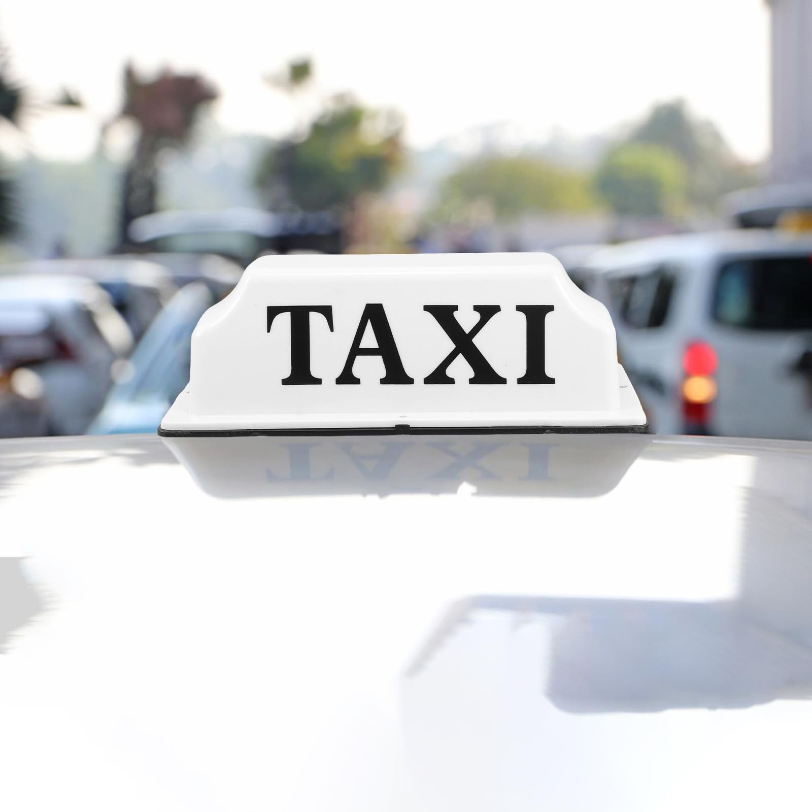Señal de Taxi LED para Coche Luz Indicadora Superior de Alta Visibilidad y Material Pp, Adecuado para Servicio de Taxi y Uso Nocturno