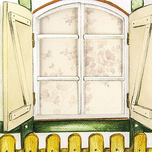 40-teiliges Grußkarten Set "Fenster 1" - Mit Sichtfolien & Umschlägen