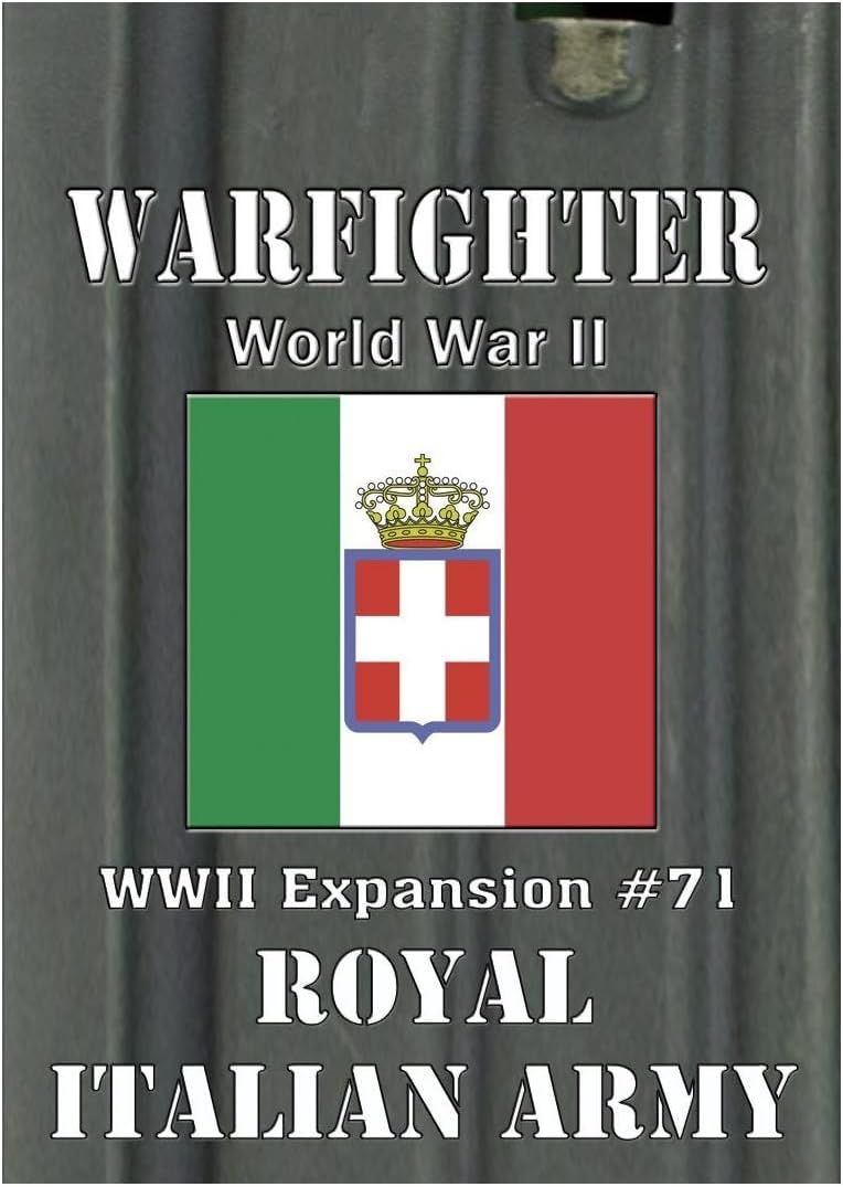 Dan Verssen Games Warfighter WWII Expansion #71 Royal Italian Army Card Deck