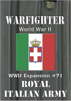 Dan Verssen Games Warfighter WWII Expansion #71 Royal Italian Army Card Deck