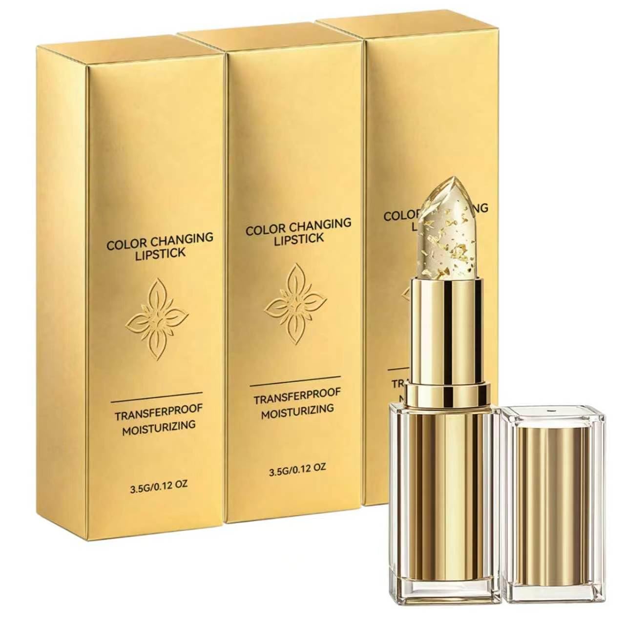 Feuchtigkeitsspendender Lippenbalsam, pH-Lippenstift, Farbwechsel