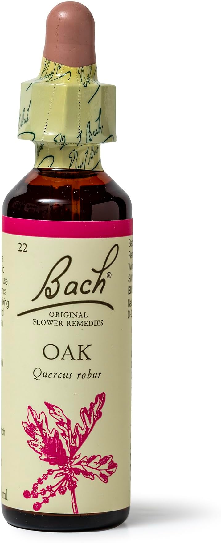 Bach Original Flower Remedies Oak, Find Joy & Hope, Have Endurance, Emotional Wellness, Natural Flower Essence, 20ml