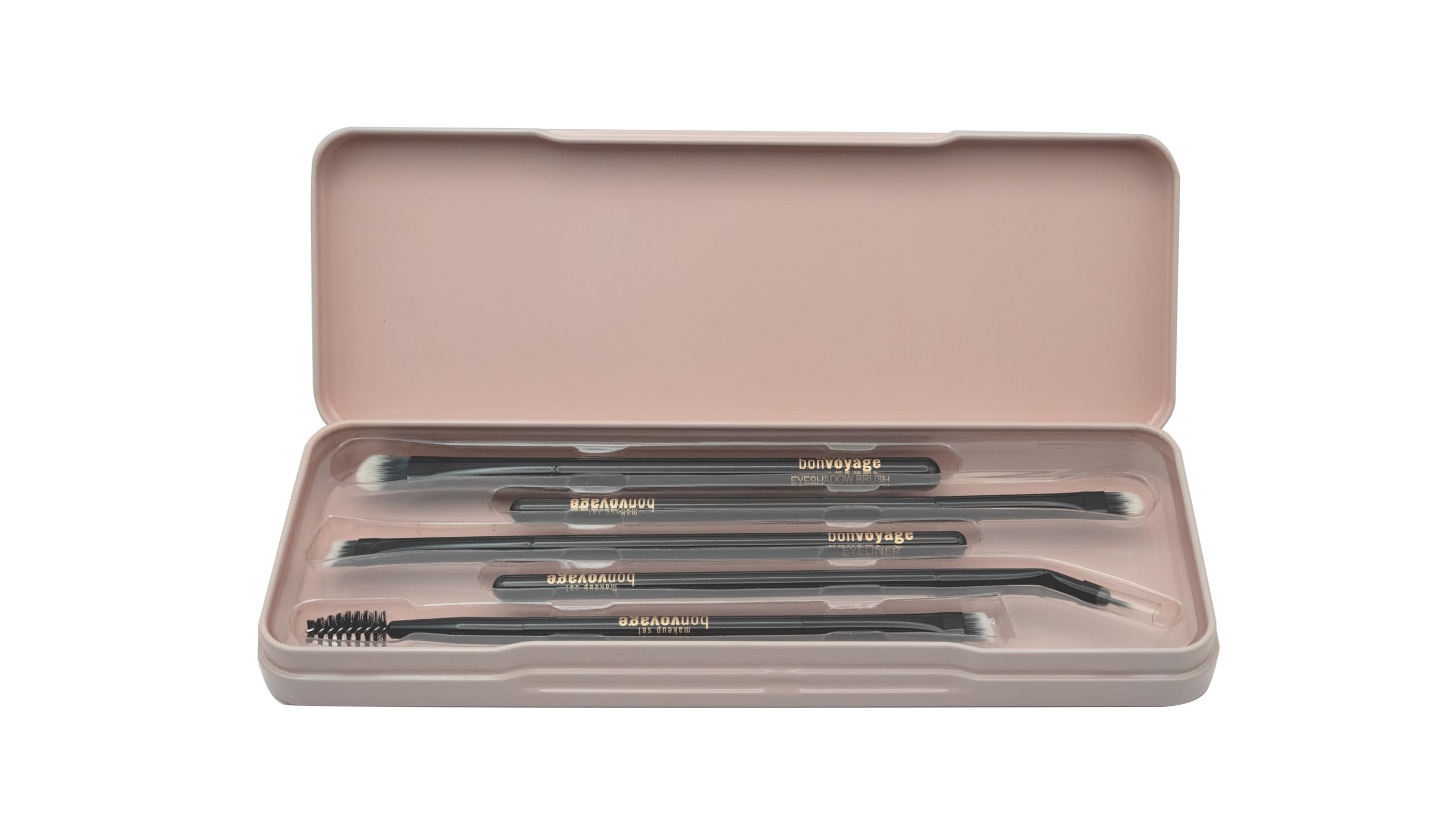 Bonvoyage Essentials, Professional Eye Makeup Brushes, 5-Piece Set featuring Eyeshadow