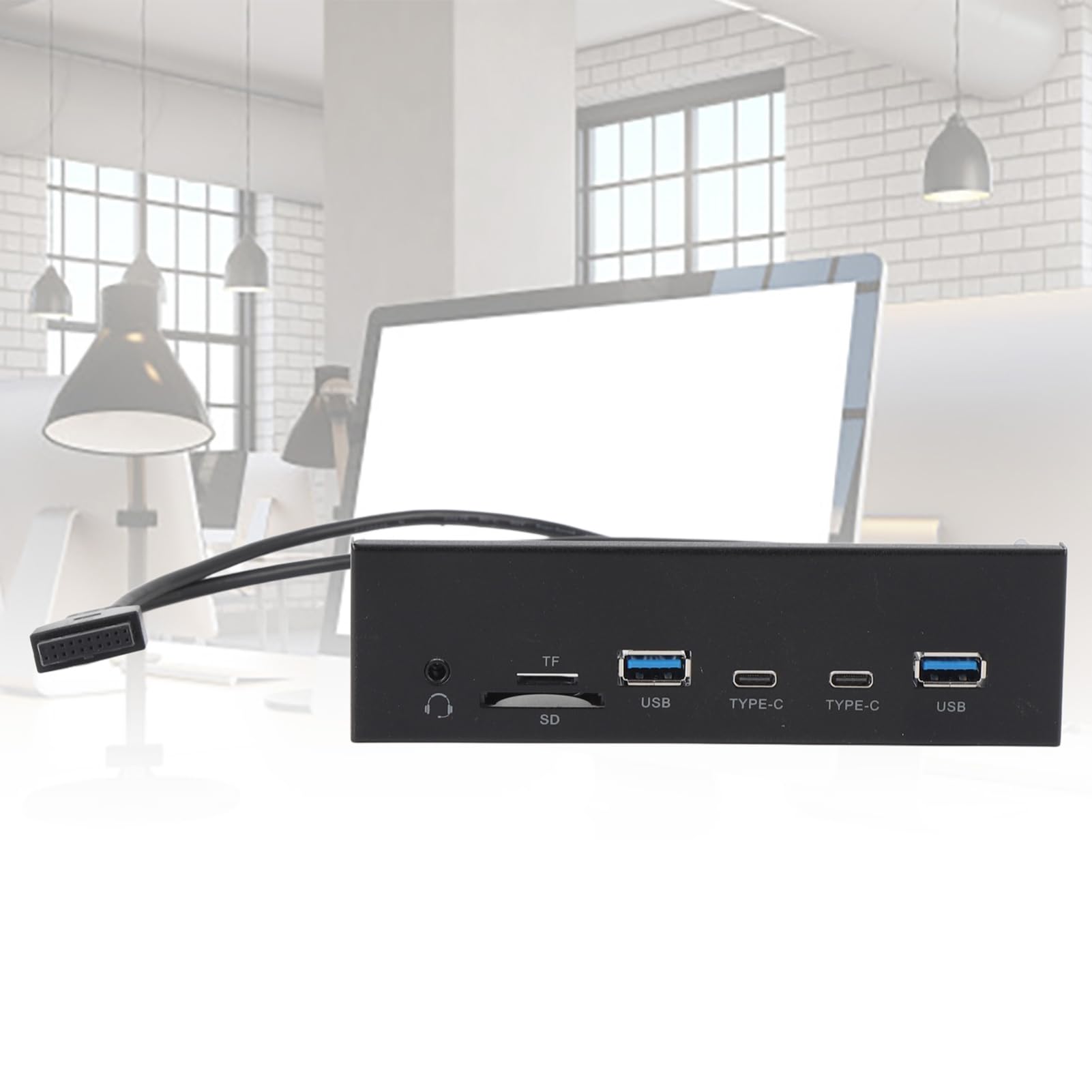 Zunate Pannello Frontale USB Hub 5Gbps con 2 USB A e 2 Type C