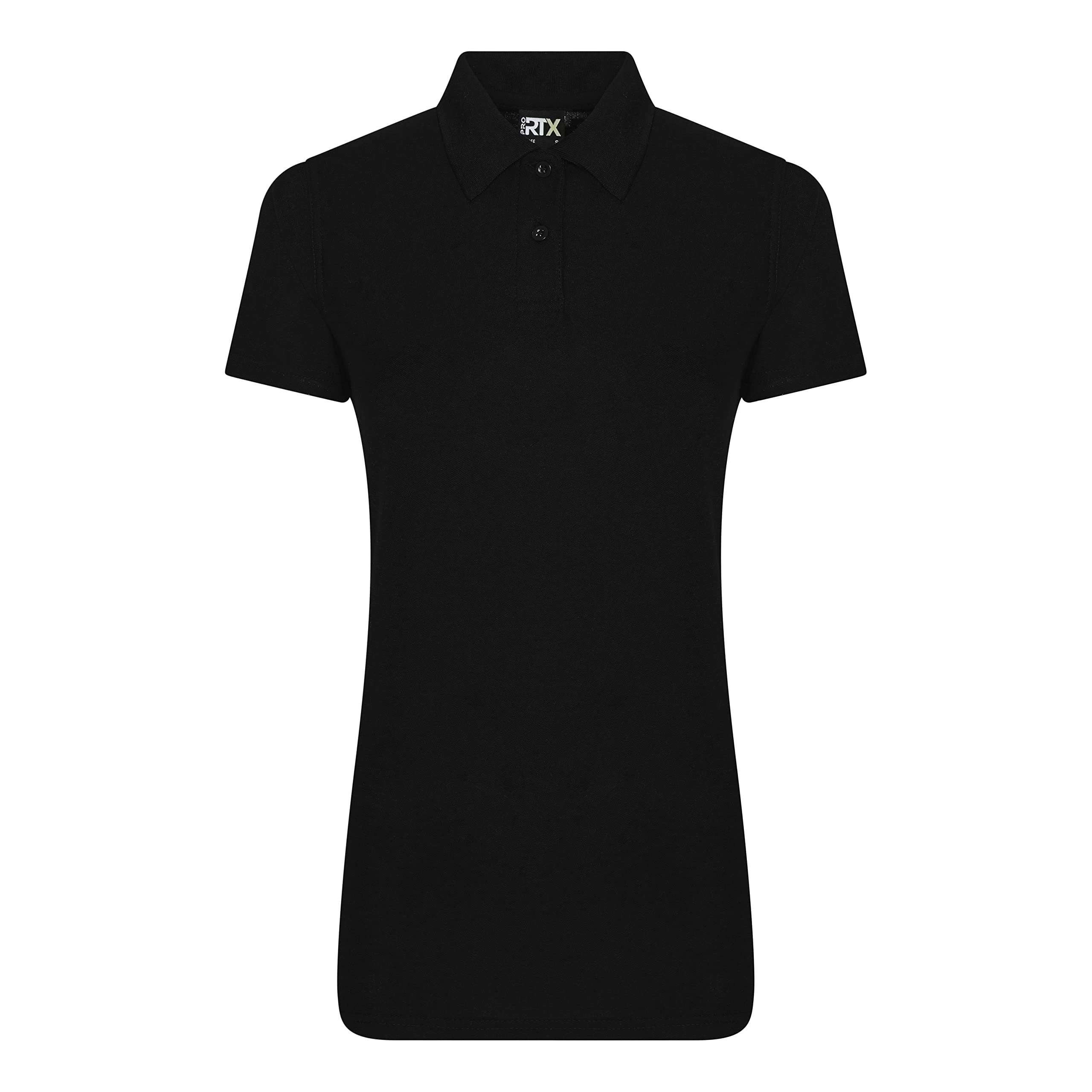 PRORTX RX05F Ladies Pro Polyester Polo Shirt - Black - L