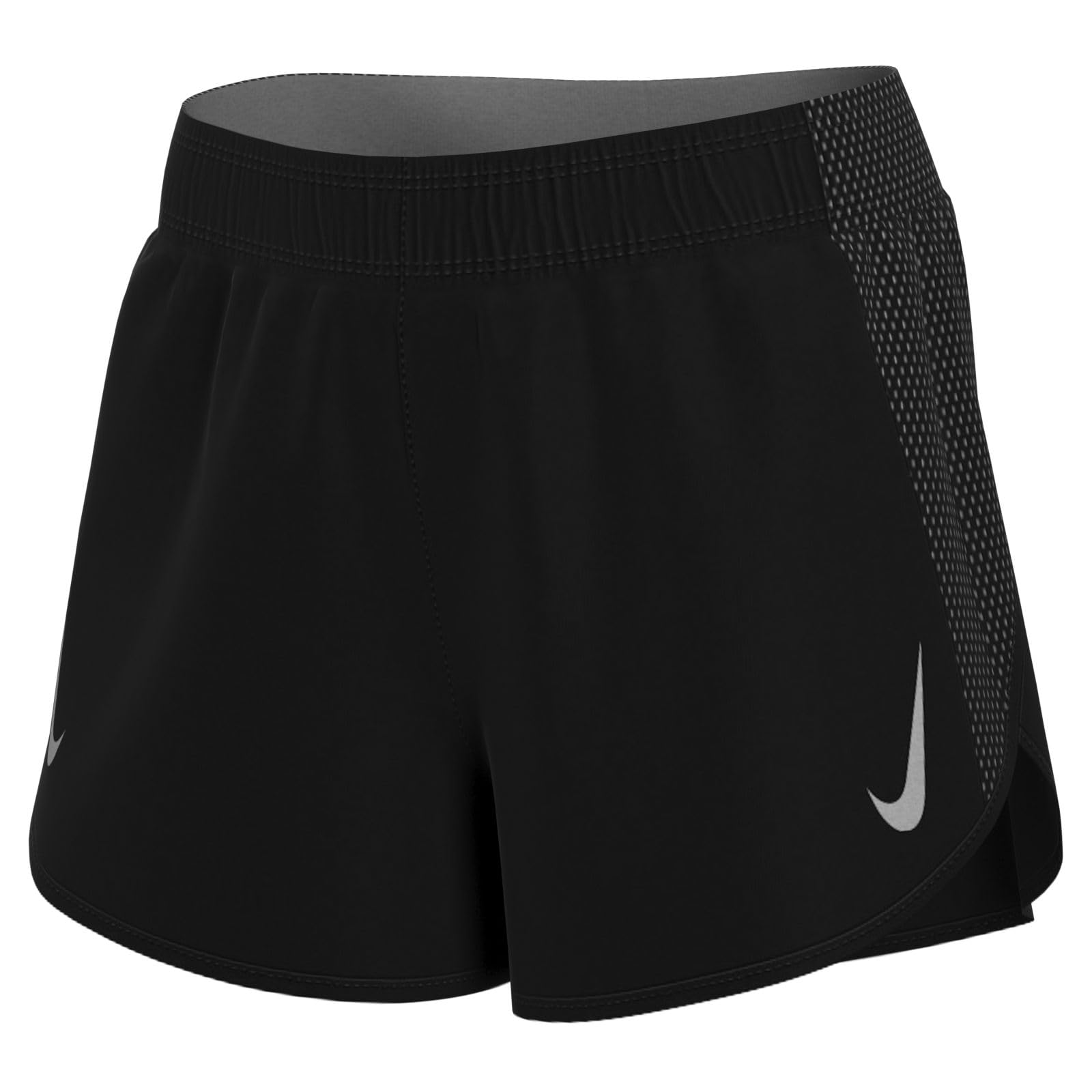 Nike DD5935 W NK DF Tempo Race Short Shorts Women's Black/Reflective silv XL