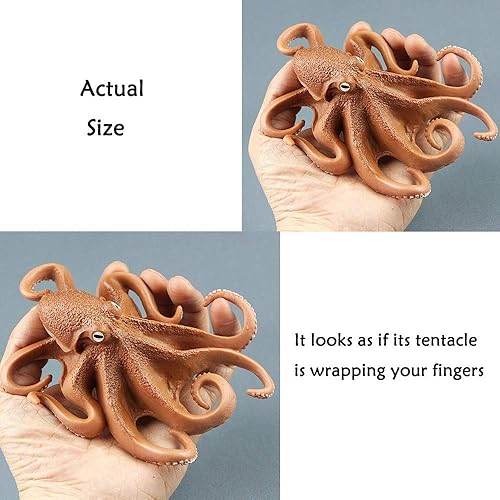 Miniatura 5 de Oncpcare Decoración de acuario de Kraken holandés, la misteriosa leyenda de pulpo, adorno de acuario, pecera, paisaje, vida marina, réplica,