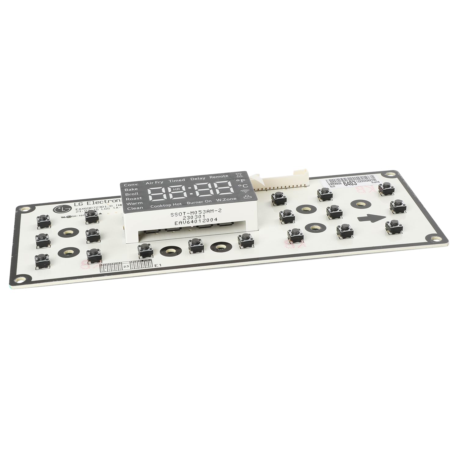 LG Electronics - クレヨン EBR89296404 - LG Range Display Control Board (18 Buttons