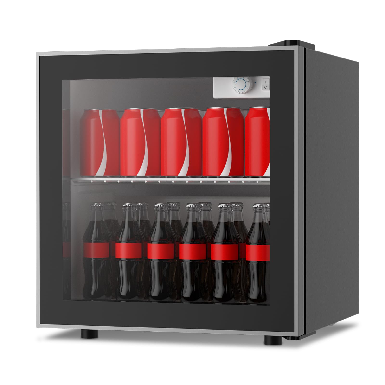 ADT Beverage Cooler and Fridge Beverage Refrigerator (1.3Cu.Ft)
