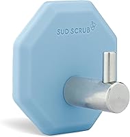 Vista 1 de Sud Scrub® Gancho de ducha antimicrobiano, ganchos autoadhesivos para pared de ducha, ganchos de pared extraíbles resistentes, ganchos para colgar