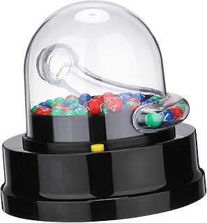 PartyKindom 1 Juego Juegos De Mesa Juguetes Loto Máquina Tragaperras Electrónico Máquina De Juegos De Lotería Eléctrica Máquina Eléctrica Juguetes Tómbola Material De Polipropileno Negro