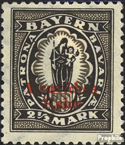 Timbre Allemand Empire 1920 Bavière-Adieu – 136I Oblitéré – Pièce De Collection Prophila – Qualité Garantie