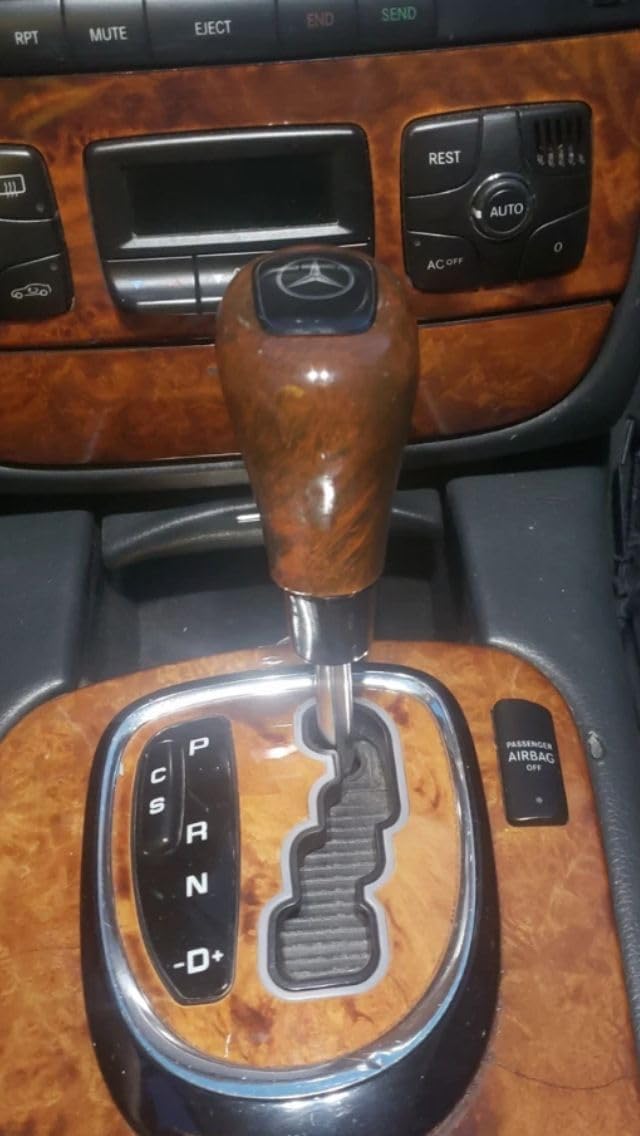 AMG Wood Gear Shift Knob for Mercedes W202 C208 209 W210 W211 W220 W163-ML302-ML420