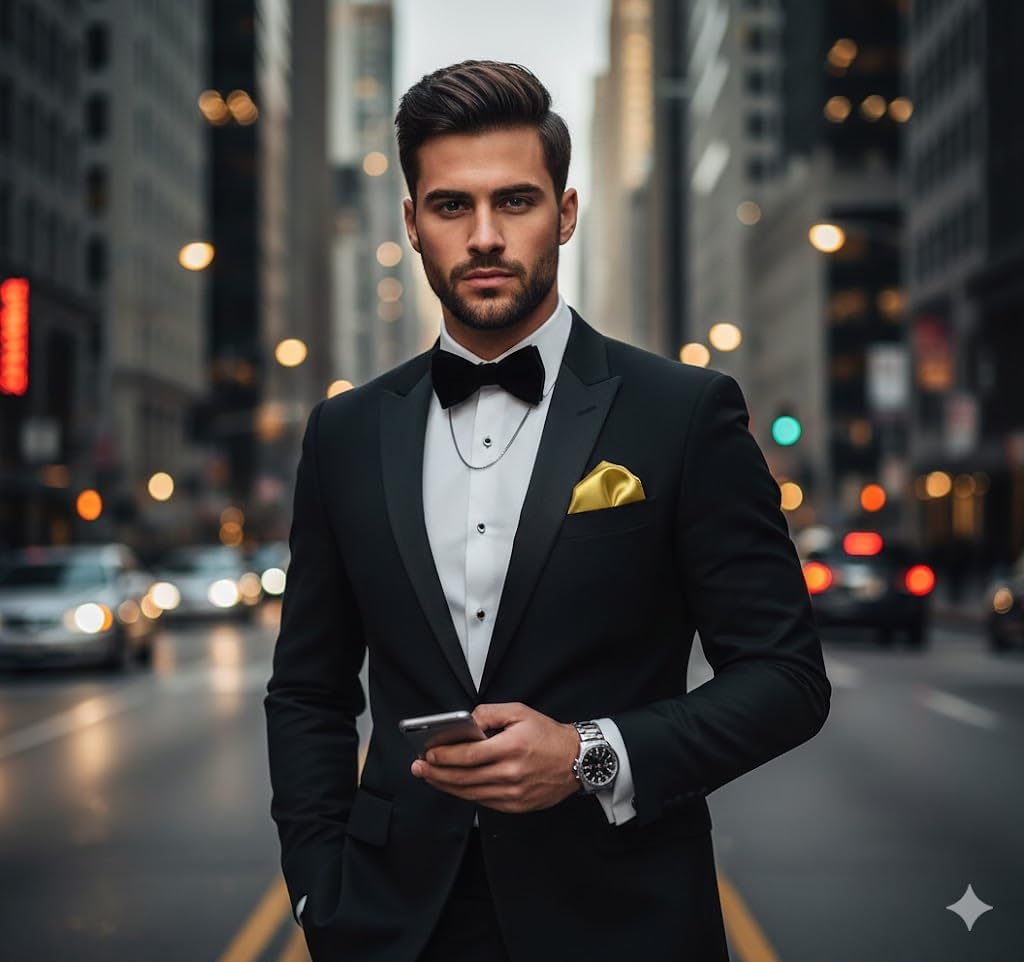 Flairs New York Gentleman's Essentials Weekend Casual White Pocket Square - Image 3