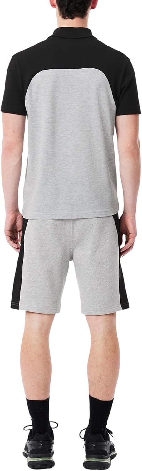 Lacoste Men's Cotton Fleece Colorblock Shorts