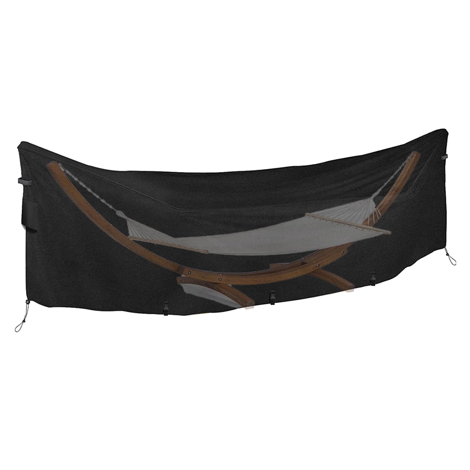 Housse de Protection pour hamac de Camping, Oxford 420D, Robuste, imperméable, Coupe-Vent, Anti-poussière, avec Cordon réglable, Protection UV, Protection épaisse pour hamacs