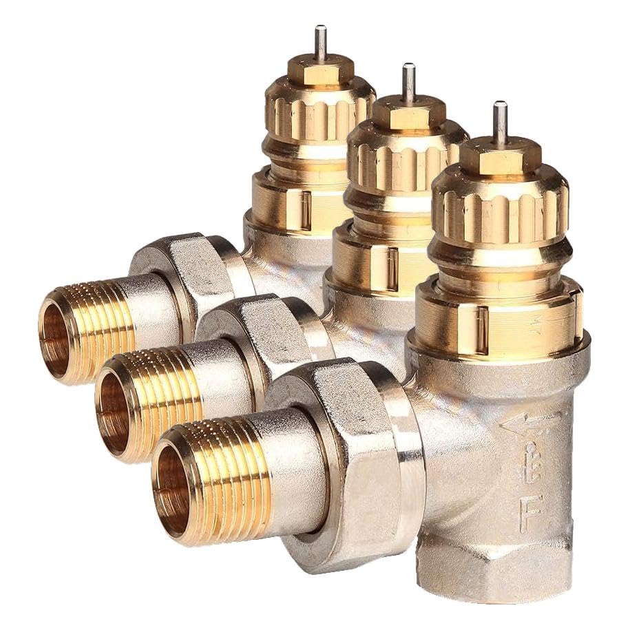 Danfoss 013G0001 robinet thermostatique 3/8 résout les problèmes de radiateurs mal régulés lot 3