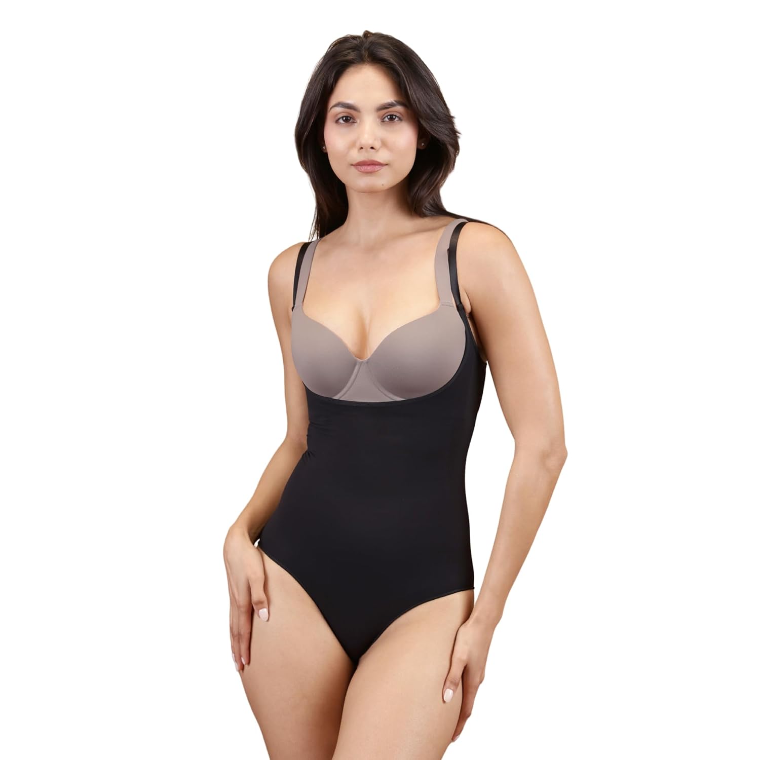 Krvvy UltraFit Open-Bust Bodysuit for Women | Premium Brief Body Shapewear with Snap Button | Seamless Waist Sculpting & T... - Review, Price and Buying Guide