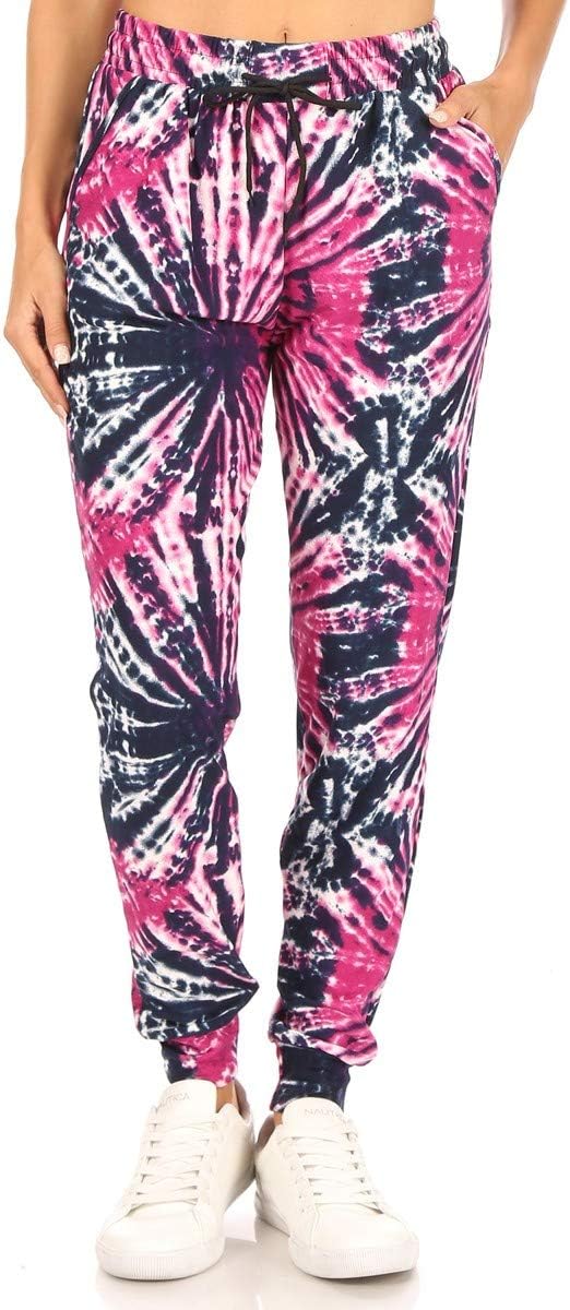Leggings Depot Women's Popular Print High Waist Premium Jogger Track Pants(S-3X) BAT1 - Image 2