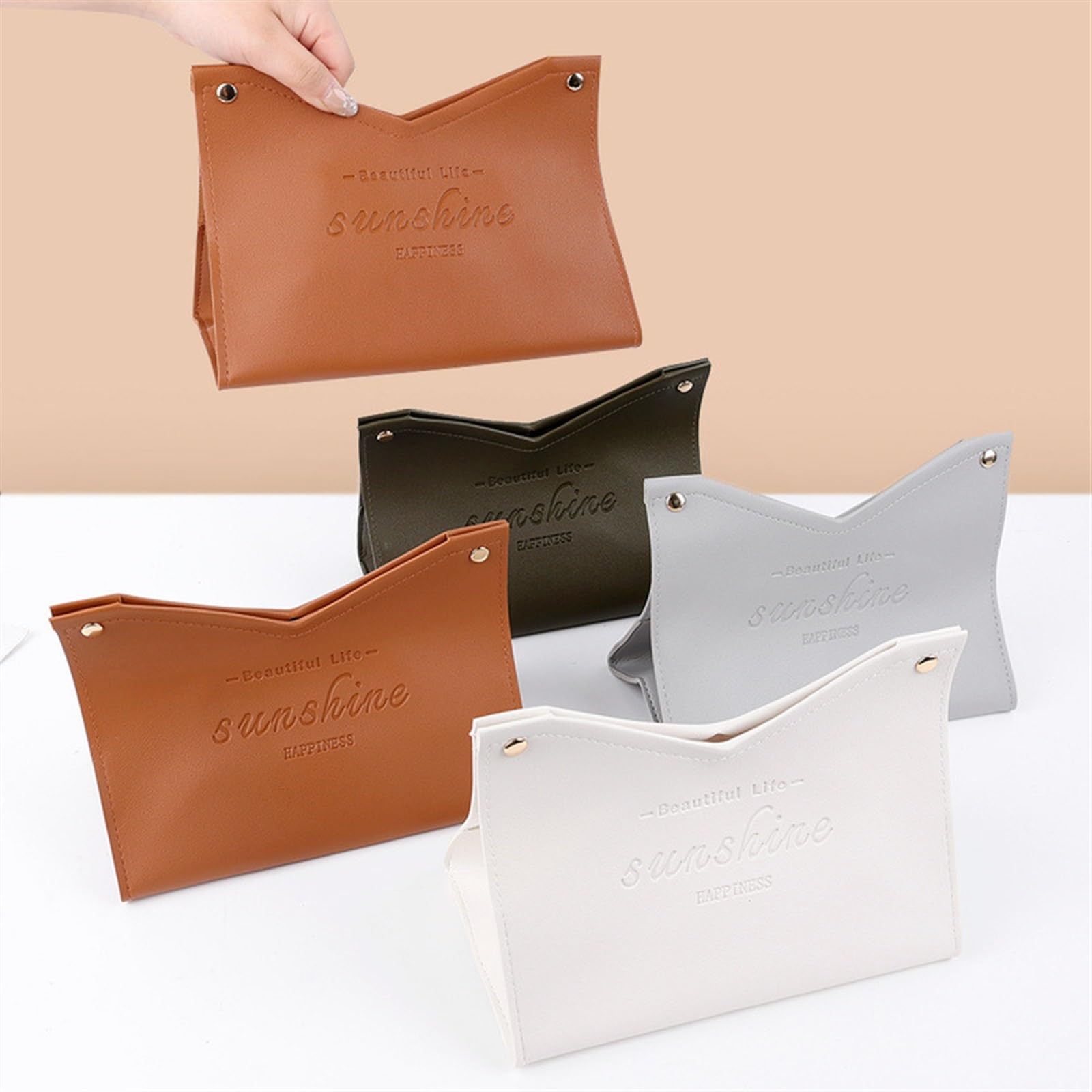 Kosmetiktücherbox Kreative Tissue Box Hause Wohnzimmer Dekoration Schlafzimmer Küche Desktop wasserdichte Staubdicht Lagerung Box Serviette Halter Taschentuchspender (Color : 1)