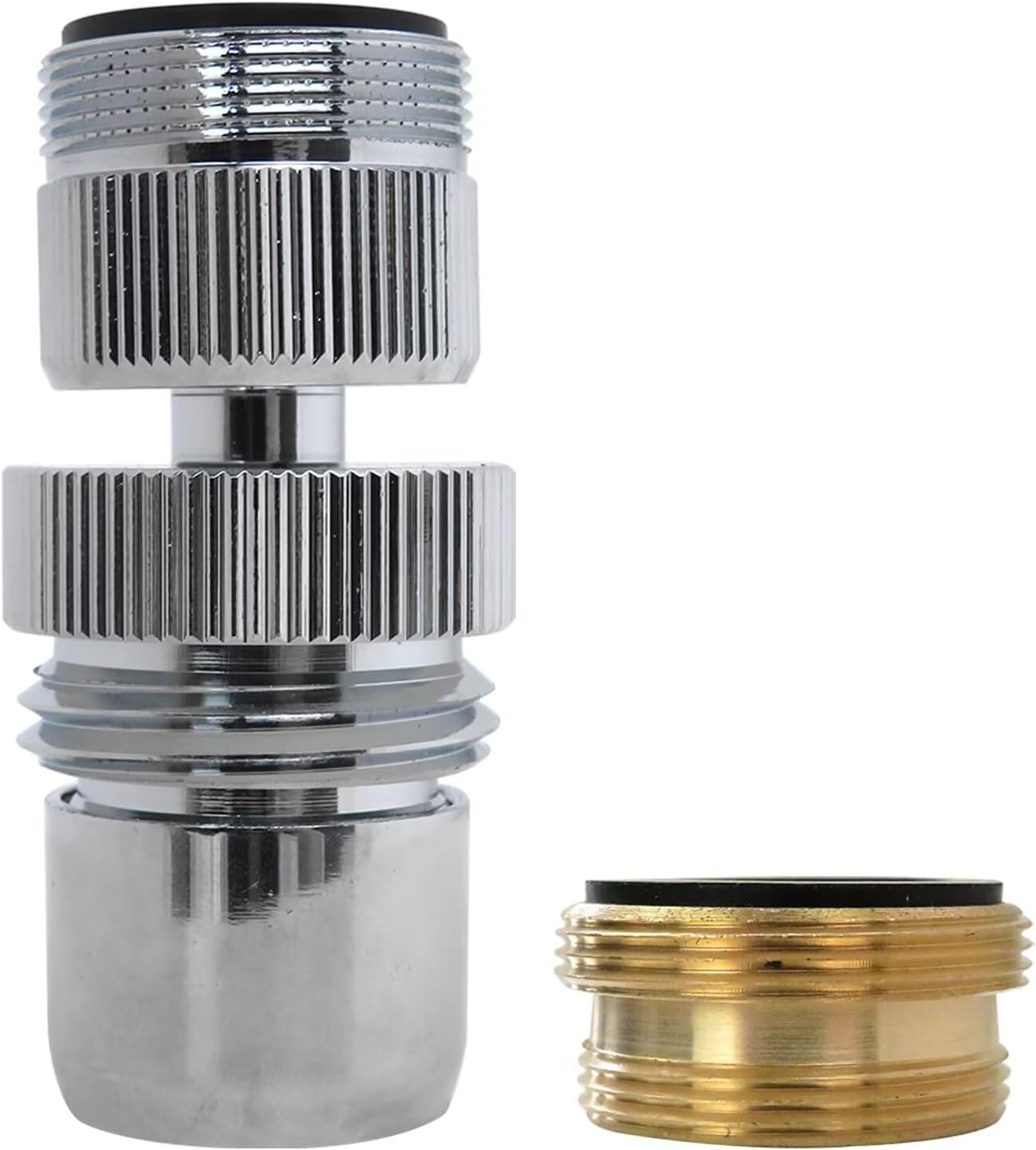 Smaeti Swivel Aerator Adapter Kit to Connect Garden Hose MultiThread
