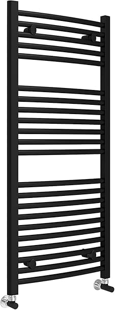 Radiador Toallero de Agua Ocean Negro (1120x500) : Amazon.es ...