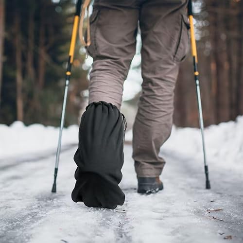 Miniatura 7 de 21 x 12.5 pulgadas, funda de calcetín fundida para pierna debajo de la rodilla, funda de calcetín fundida para pies cálidos, protección de calcetín