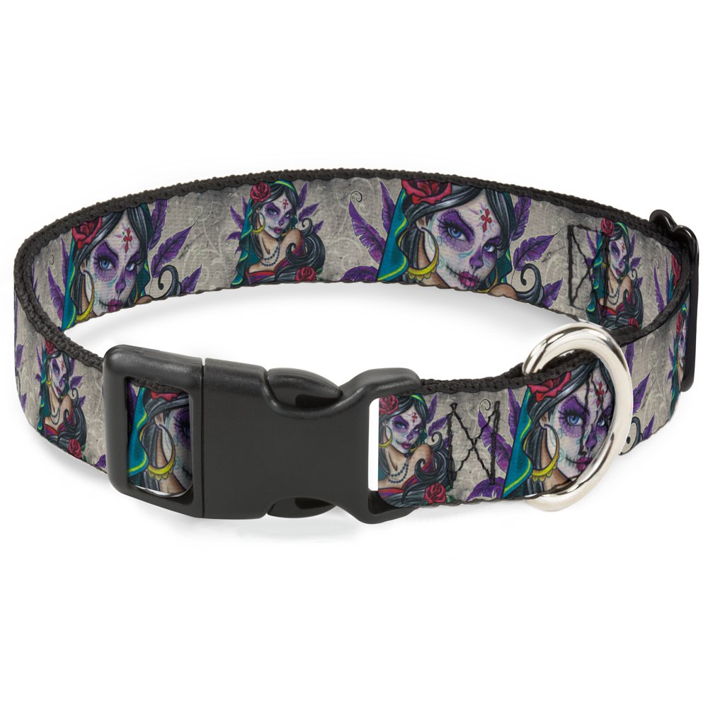 Cuello para perros pequeños Muerta ideal para paseos diarios con hebilla de 1.27 cm
