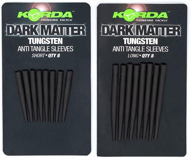 Korda Dark Matter Tungsten Anti-Tangle Sleeves Pack Of 8