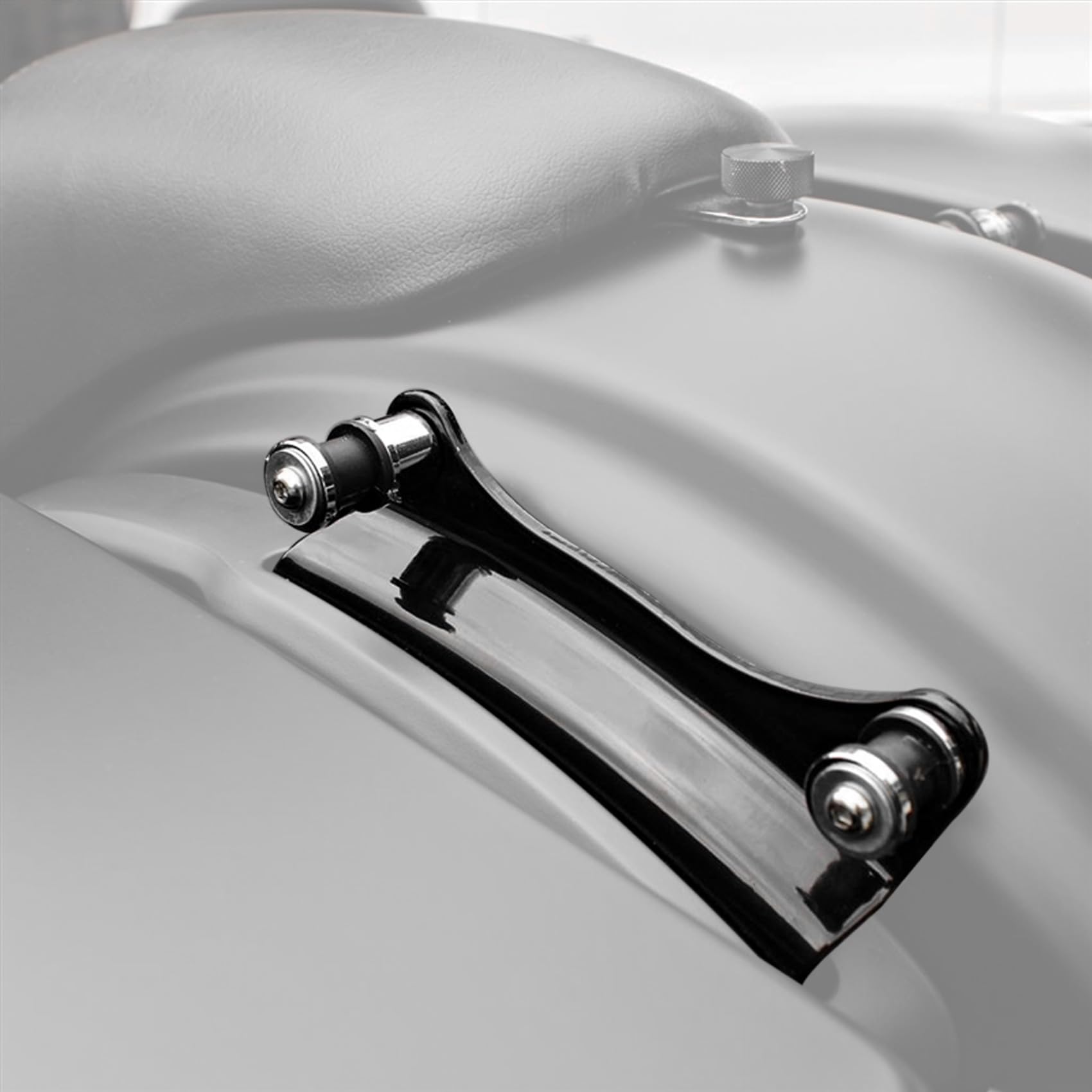 Black 4 Point Docking Hardware Kit For Harley Touring Road King Glide 2014-2025