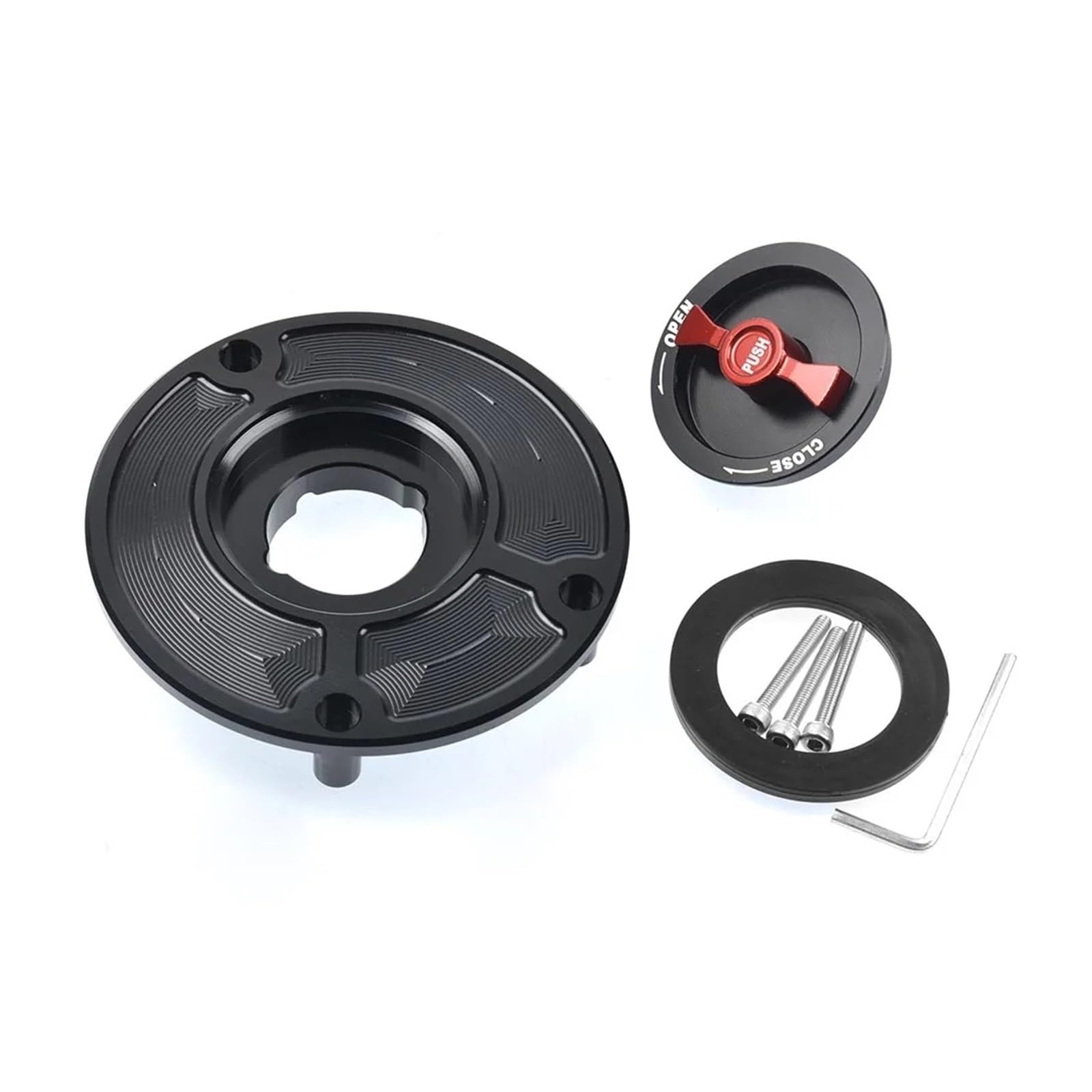 Tappo Serbatoio Coperchio Tappo Serbatoio Carburante Per Hond&a CB600F | Tappo Carburante Resistente In Alluminio CNC, Finitura Lucida, Perfetto Per Hond&a Protegge L'interno