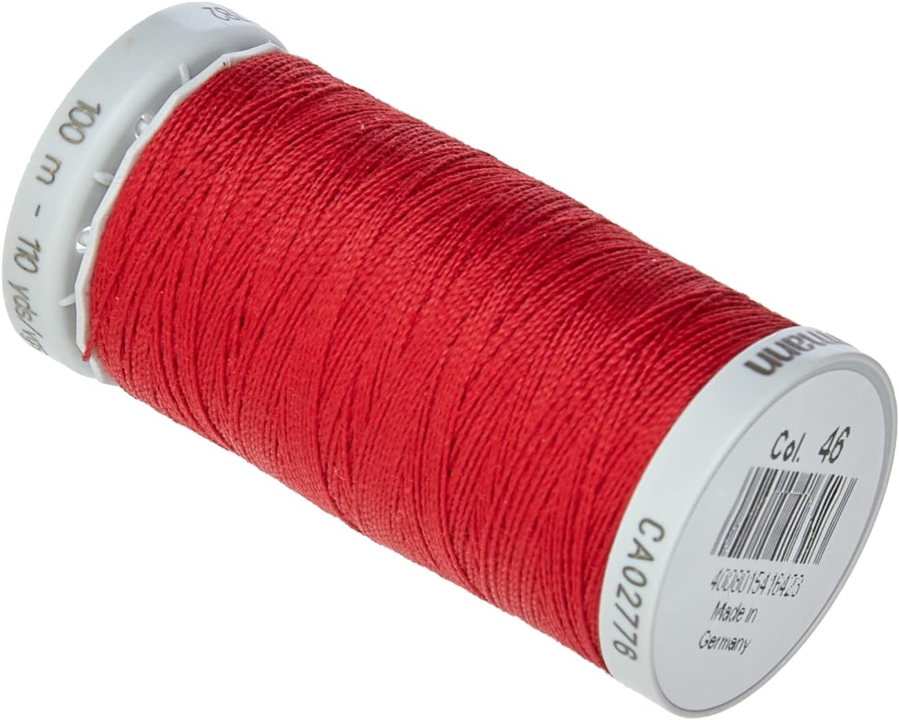 Gutermann Extra-Strong Thread, 5.5 x 2.7 x 2.7 cm, Ruby Red 0046