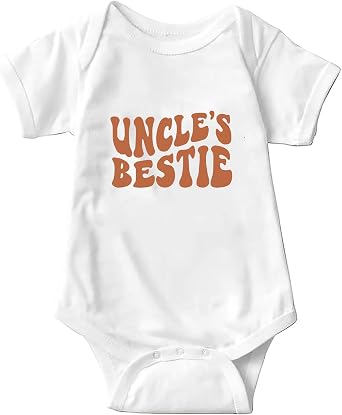 Hi Uncle I Cant Wait to Meet You Baby Funny Bodysuits Newborn Outfits Short Sleeve Infant Clothes
