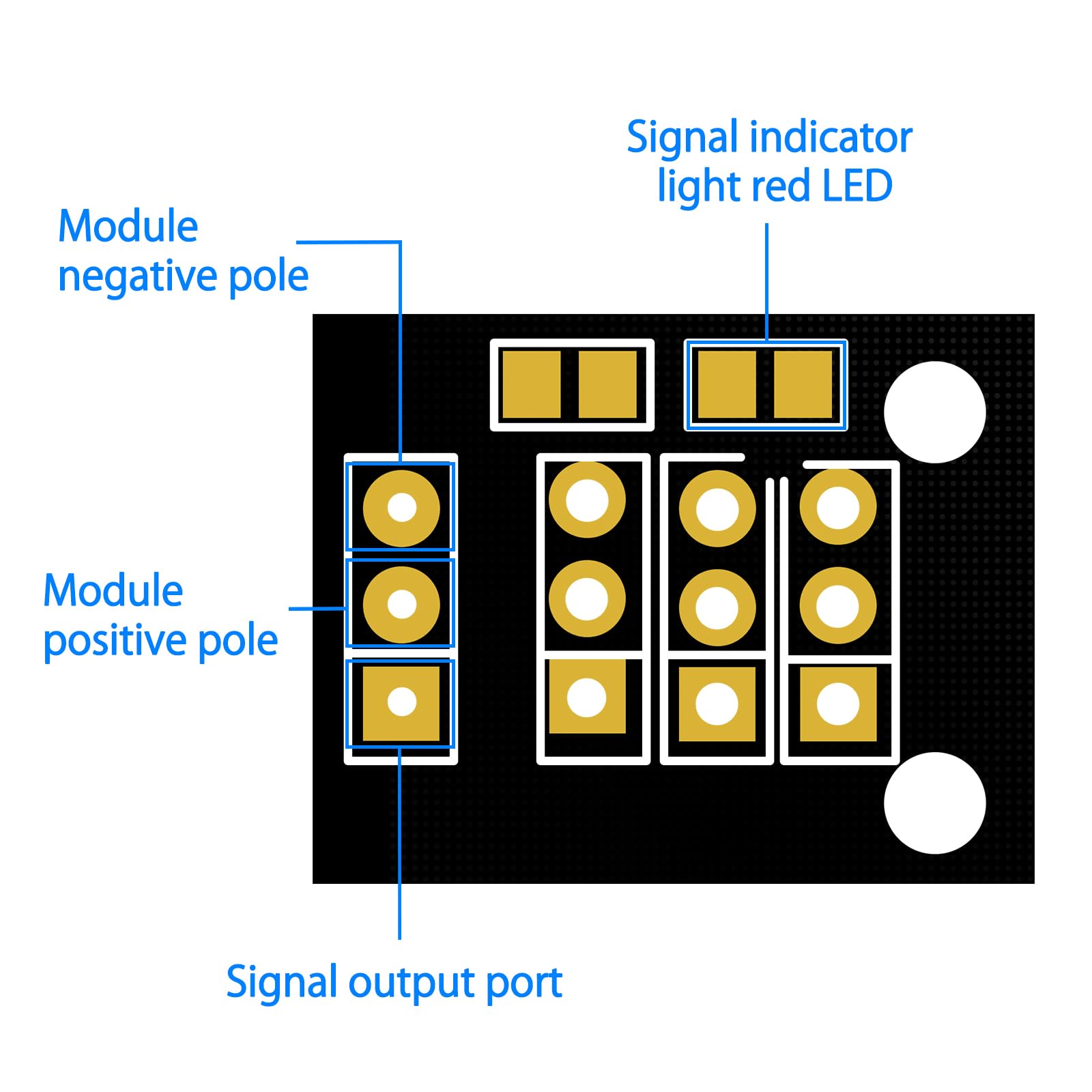 Sensore Magnetico Hall Effect KY-003 Per Arduino - 5 Pezzi