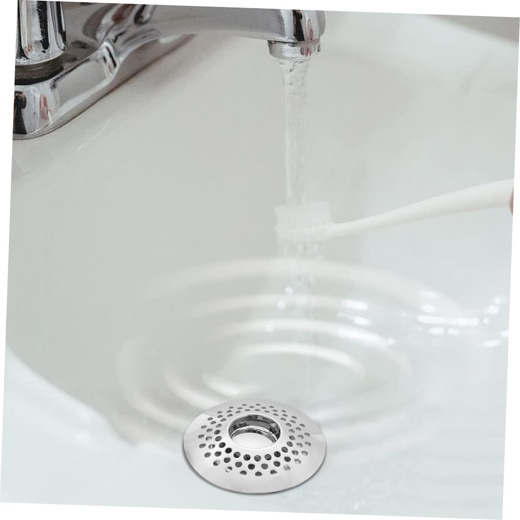 Operitacx 2 Stück Badewanne Bouncing Core Stopper Einzel verstopft Ersatz Fänger spüle abflussstopfen waschtischarmatur Badewanne für das Bad Badewannenablaufstopfen Kupfer Silber