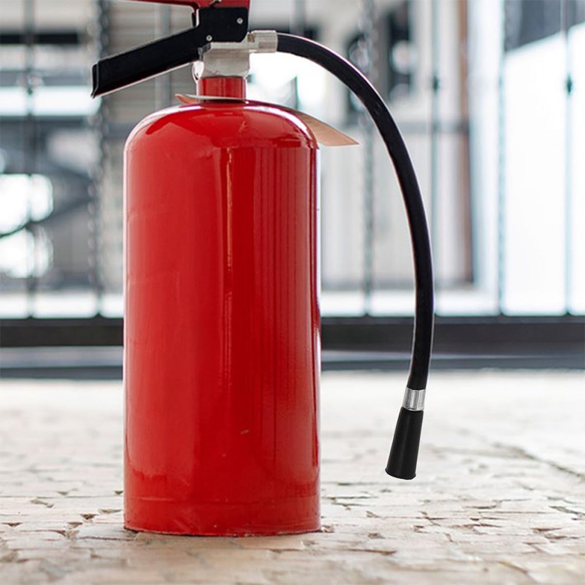 Gummi Feuerlöscher Schlauch 19,7 Zoll Trockenpulver Ersatzrohr Flexibler Sprühschlauch für Notfalleinsatz Zuhause und Büro