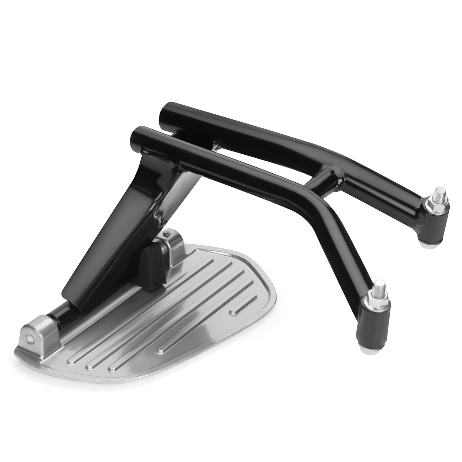 Haran Ladies Footrest Stand Compatible For Ola S1 & S1 Pro (Black) (Updated Heavy Duty Iron Rod Flat Handle) 2