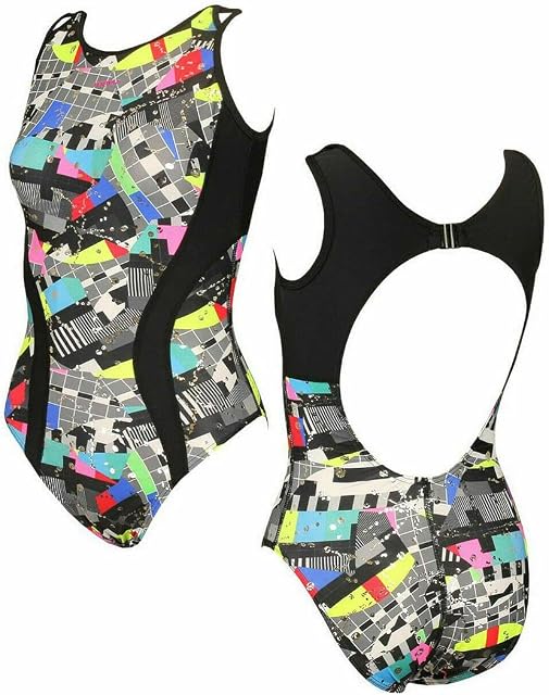 The Maru Test Card Sparkle Clip Back in Grey Multi.