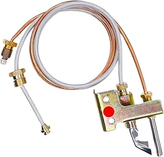 Water Heater Pilot Assembely For Tubing LP Propane Gas, Includes Pilot Thermocouple and Tubing and Tubing LP Propane, 24" Water Heater Replacement Parts Fits Many Water Heaters On The Market