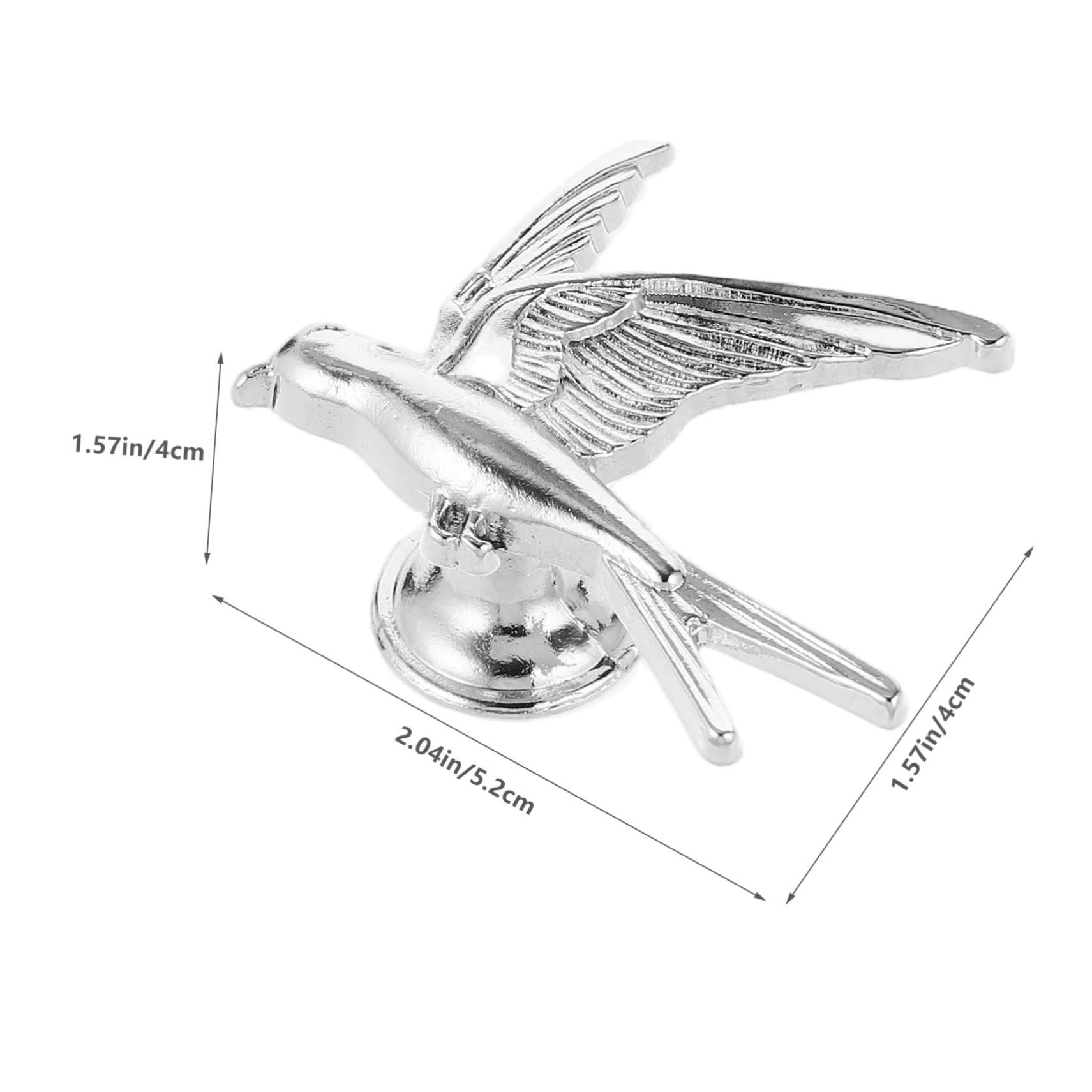 Uonlytech 4 Set Di Maniglie Per Cassetti in Metallo Maniglie Per Mobili Maniglie Decorative Per Uccelli Maniglie Per Porte Interne Facile Installazione 2 Pezzi*4