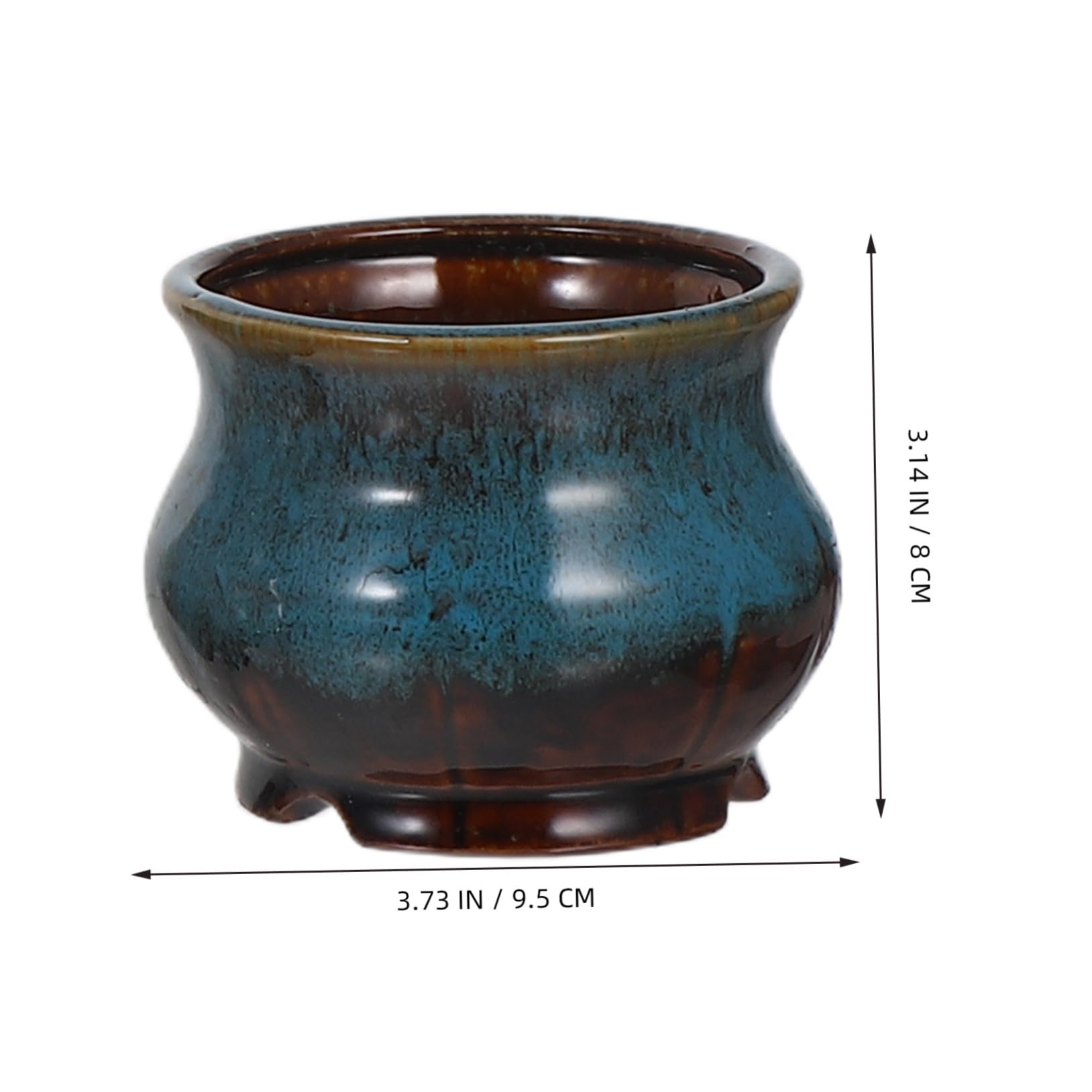 TOYANDONA 5 Sztuk Doniczek Na Sukulenty Miniaturowe Ceramiczne Doniczki Ceramiczne Doniczki Na Sukulenty Do Roślin
