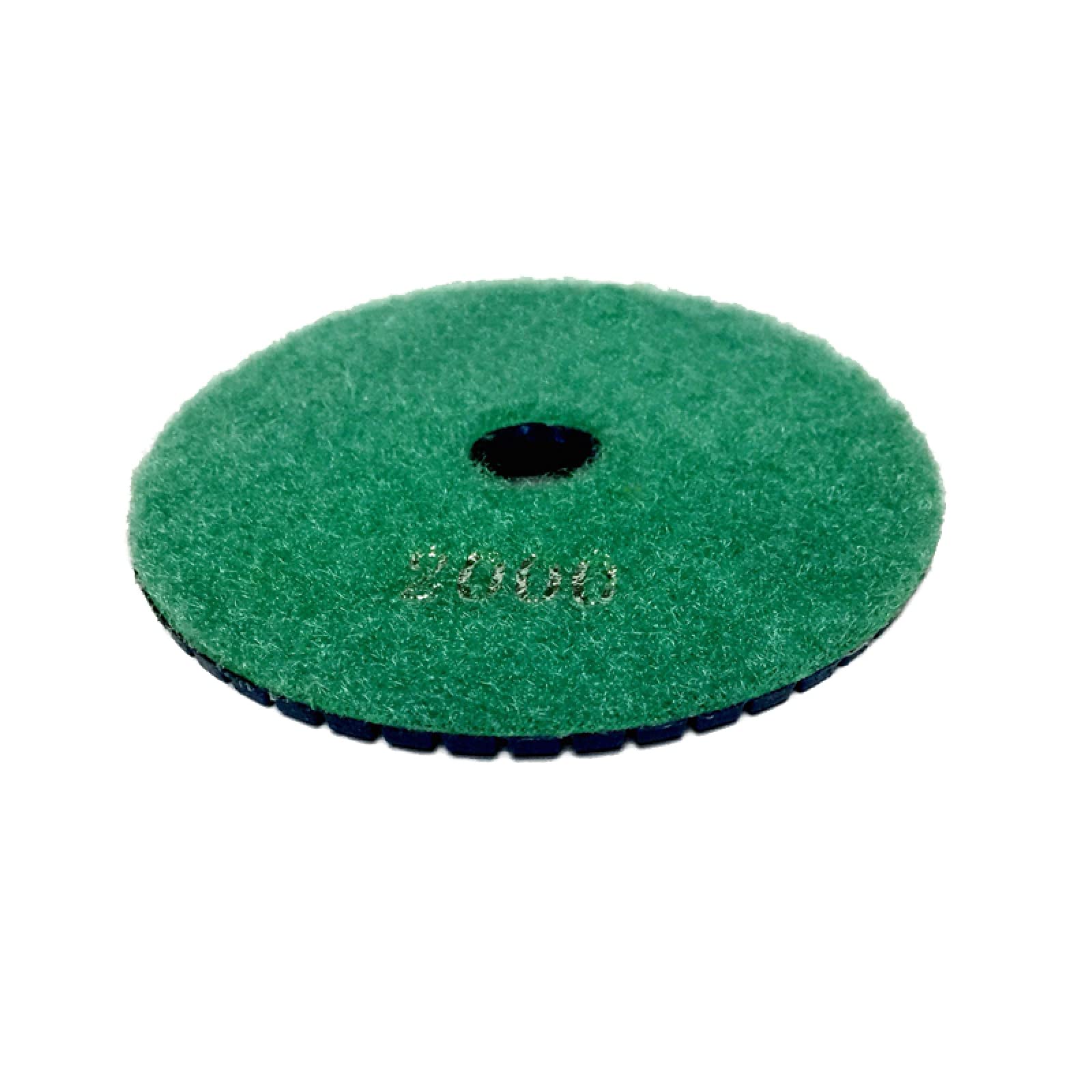 Almohadillas De Pulido De Diamante Húmedo De 4 Pulgadas, 10 Uds., Almohadilla De Pulido De Mármol Flexible De 100mm Para Disco De Molienda De Piedra De Granito 4DS3,Granos 400