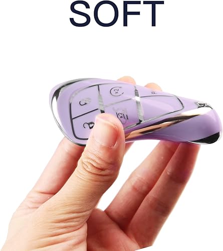 Miniatura 6 de QBUC Funda para llavero Jeep con llavero de TPU compatible con llave inteligente Grand Cherokee Renegade Compass