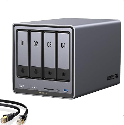 UGREEN DXP4800 Plus 4-Bay NAS for Families, Creators & Small Teams