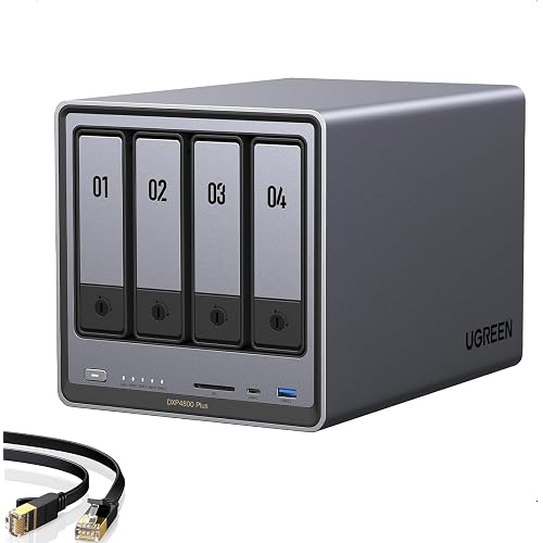 UGREEN DXP4800 Plus 4-Bay NAS for Families, Creators & Small Teams