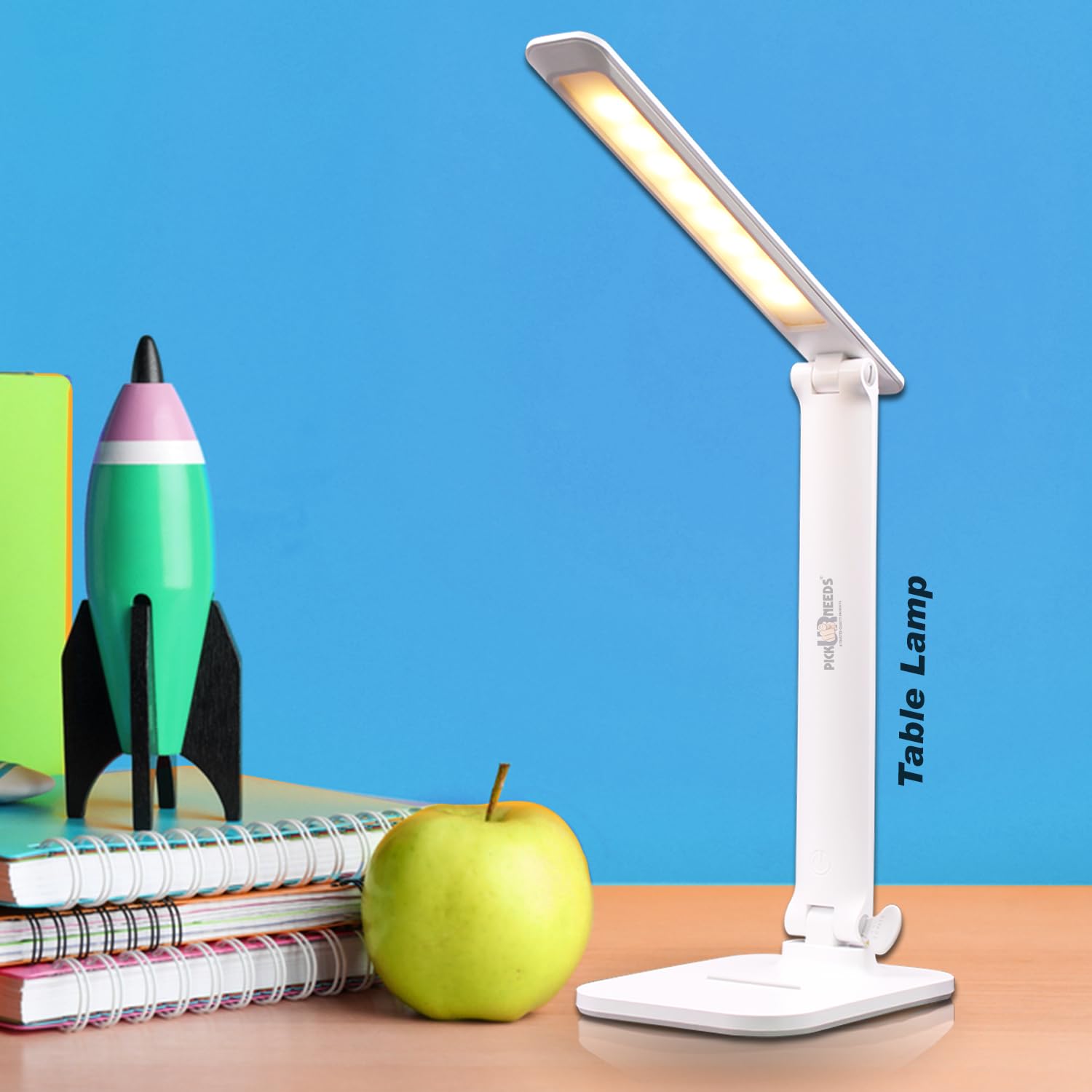 Pick Ur Needs Rechargeable 3 Color Mode ,Adjustable Neck LED Study/Table/Desk Lamp for Study and Office Use ,6 Months Warranty (PN-0024 White)-image-27