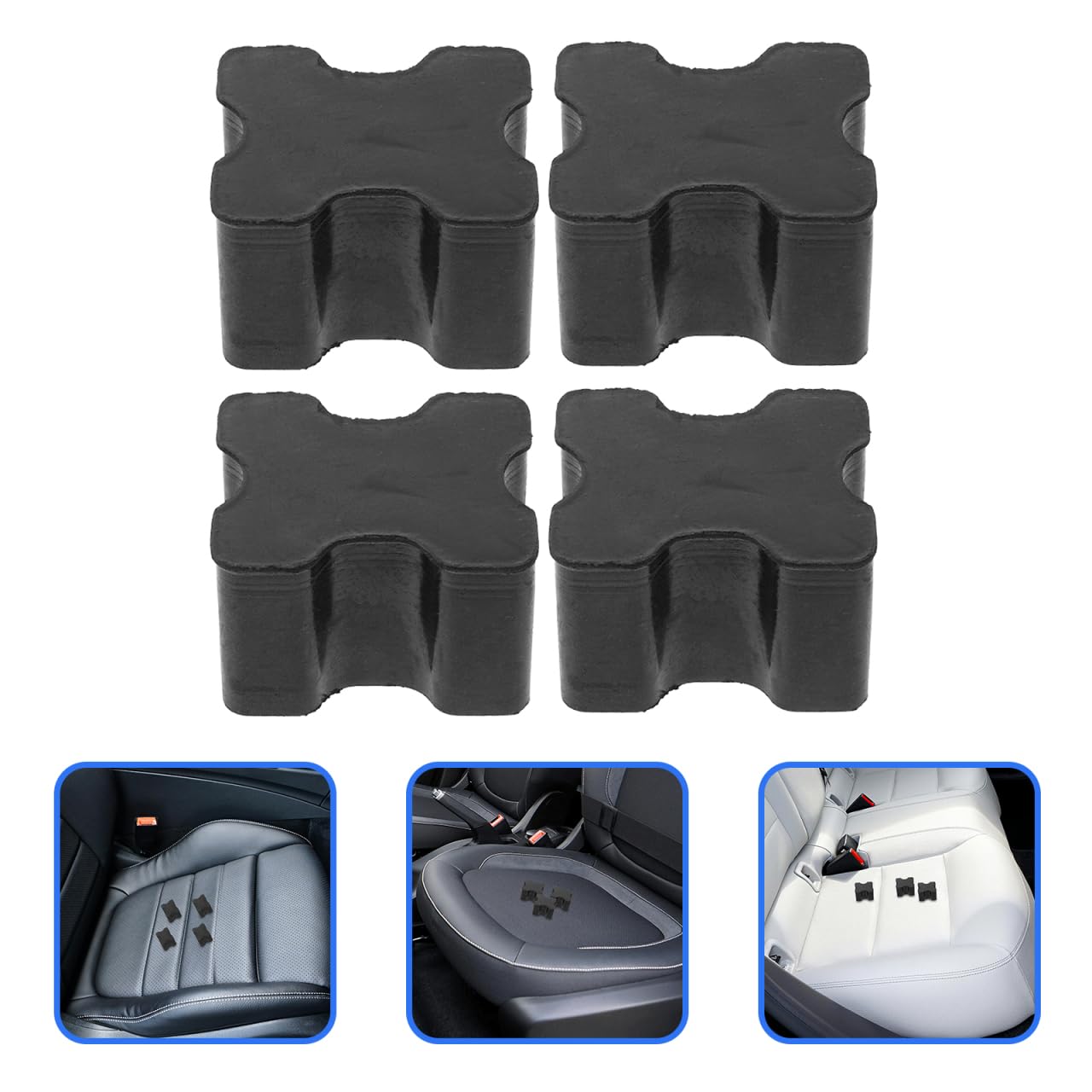 Lot de 4 spacers de levage Heavy Duty Coil Spring Lift Spacer pour voiture, amortisseur de chocs, polyvalent, compatible avec les voitures, camions, Suv, rehausseur de ressort durable pour